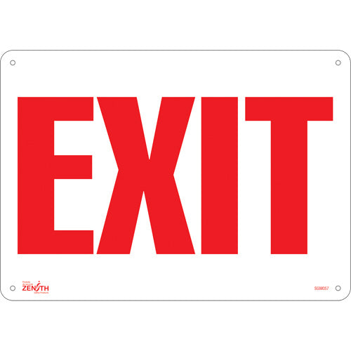 Exit Sign in English - Safety Signage for Exits and Emergencies
