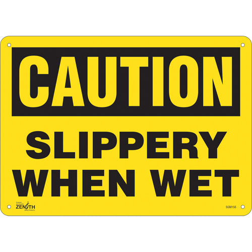 Step Down Sign, 10" x 14", Aluminum, English - SGM156