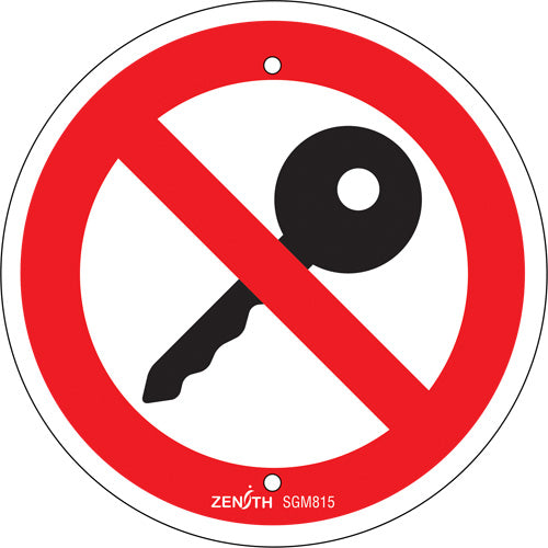 Enseigne de sécurité conforme à la CSA - Turn Off Engine (pictogramme)