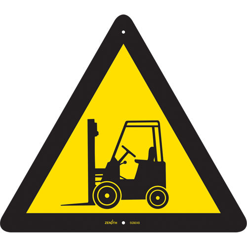 Enseigne de sécurité conforme à la CSA - Forklift, Pictogramme de chariot élévateur