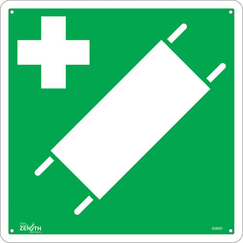Enseigne de sécurité conforme à la CSA - First Aid Stretcher, Pictogramme