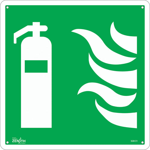 Enseigne de sécurité conforme à la CSA - Fire Extinguisher, Pictogramme réglementaire