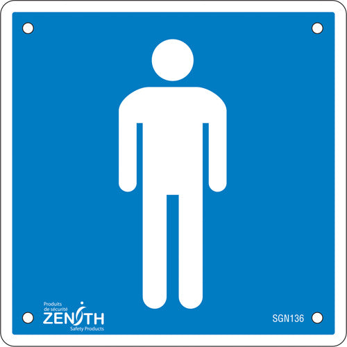 Enseigne de sécurité conforme à la CSA - Men, pictogramme de signalisation