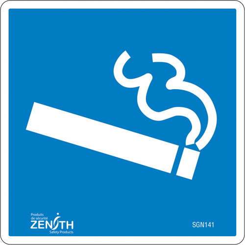 CSA Compliant Safety Sign - Smoking Section, Pictogram, for smoking section