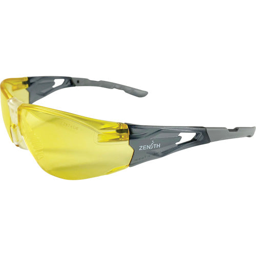 Z2900 Series Safety Glasses, Amber Lens, Anti-Scratch, ANSI Z87+/Meets or Exceeds CSA Standard Z94.3 - SGQ759