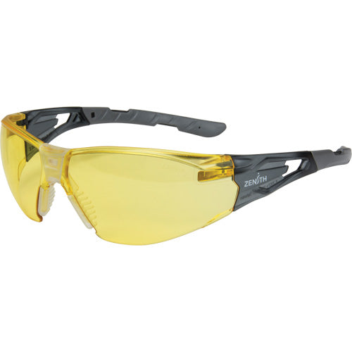 Z2900 Series Safety Glasses, Amber Lens, Anti-Scratch, ANSI Z87+/Meets or Exceeds CSA Standard Z94.3 - SGQ759