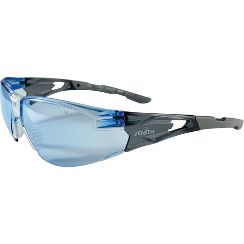 Z2900 Series Safety Glasses, Blue Lens, Anti-Scratch, ANSI Z87+/Meets or Exceeds CSA Standard Z94.3 - SGQ760