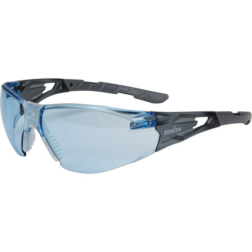 Z2900 Series Safety Glasses, Blue Lens, Anti-Scratch, ANSI Z87+/Meets or Exceeds CSA Standard Z94.3 - SGQ760