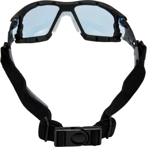 Z2900 Series Safety Glasses with Foam Gasket, Blue Lens, Anti-Scratch, ANSI Z87+/Meets or Exceeds CSA Standard Z94.3 - SGQ766