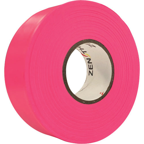 Ruban de signalisation, 1,1875" la x 164' lo, Rose fluorescent - SGQ807
