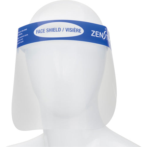 Visière jetable avec harnais de tête, PET - SGU285