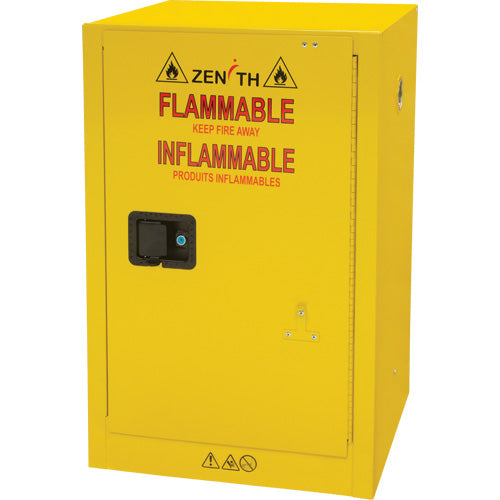 Armoire pour produits inflammables, 12 gal., 1 Porte(s), 23" La x 35" h x 18" p - SGU463