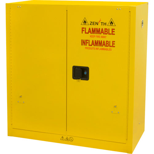 Armoire pour produits inflammables, 30 gal., 2 Porte(s), 43" La x 44" h x 18" p - SGU465