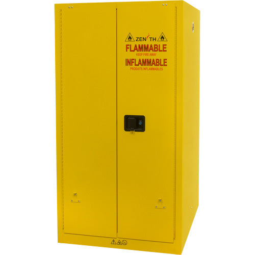Armoire pour produits inflammables, 60 gal., 2 Porte(s), 34" La x 65" h x 34" p - SGU467