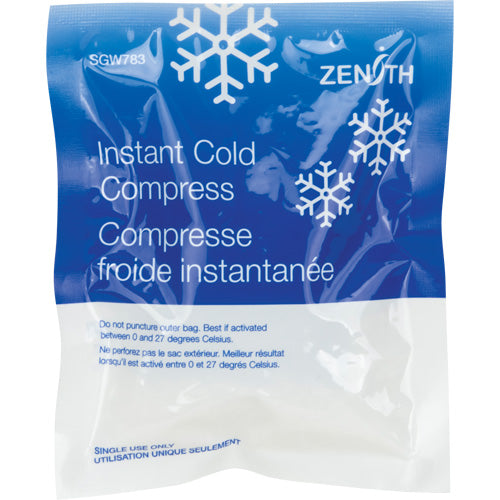 Instant Cold Compress, Single Use, 5" x 6" - SGW783