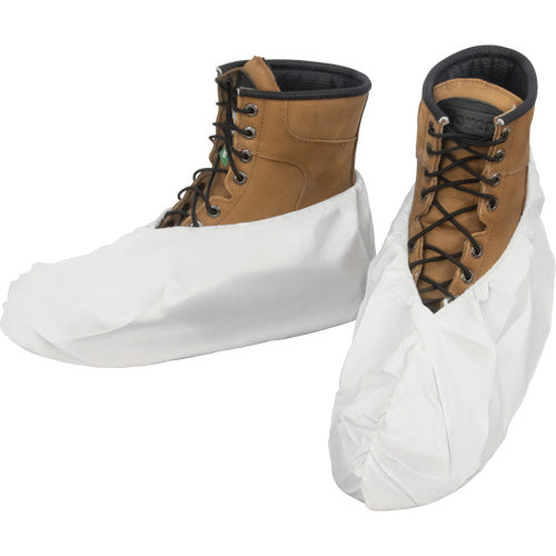 Shoe Covers, One Size, Microporous, White - SGX673