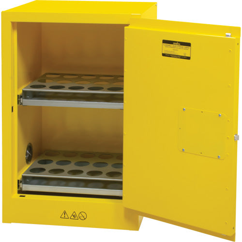 Armoire de rangement pour aérosols inflammables, 12 gal., 1 Porte(s), 23" La x 35" h x 18" p - SGX675