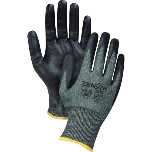 Gants légers et haute dextérité résistants à la coupe, Calibre 18, Revêtement Mousse de nitrile, Enveloppe Nylon/PEHP/Spandex, ASTM ANSI niveau A5