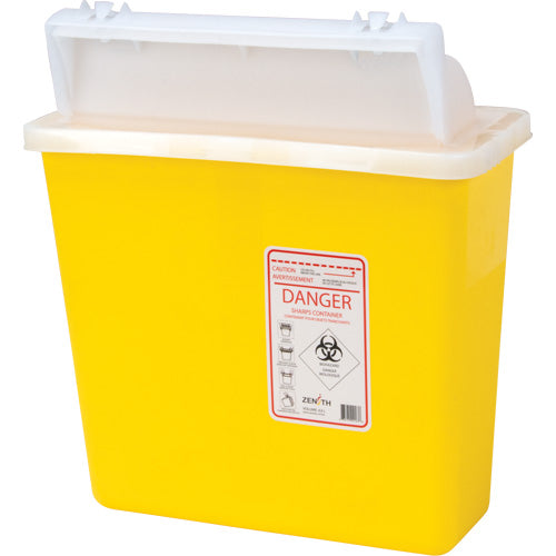 Contenant pour objets pointus et tranchants, Capacité de 4,6 L - SGY262