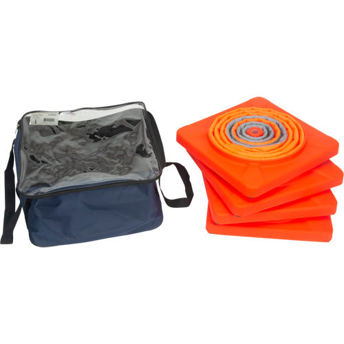 Collapsible Traffic Cone, 28" H, Orange - SHA820