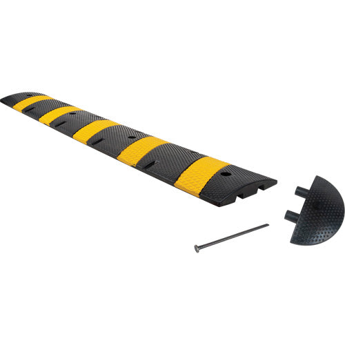 Deceleration Bump Assembly, Rubber, 6' L x 11" W x 2" H - SHF709