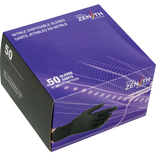 Emballages de gants jetables pour machine distributrice en nitrile 5 mils sans poudre Classe 2