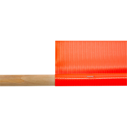 Drapeau de sécurité routière, Mailles, Avec manche - SHL144