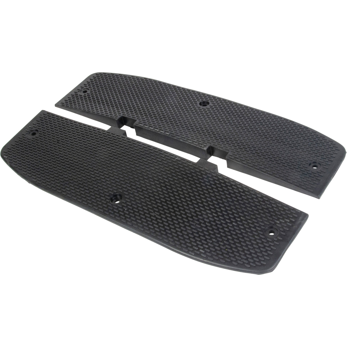 Embouts d'extrémités pour bosse de décélération, Caoutchouc, 2' lo x 16" la x 1-1/4" h - SHP477