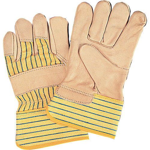 Ladies' Standard Duty Dry Palm Fitter's Gloves, Grain Cowhide Palm, Cotton Lining - SAS502