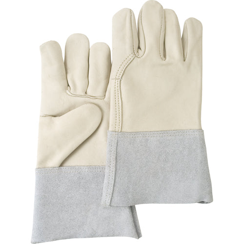 Standard Duty Work Gloves, Large, Grain Cowhide Palm - SM592