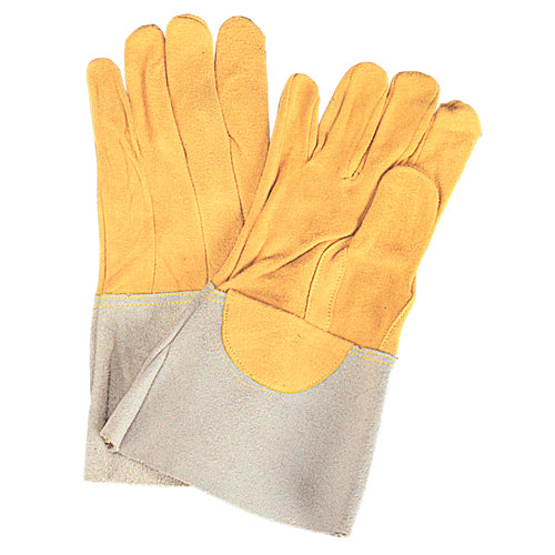 Gants de soudage TIG à ajustement supérieur en cuir de daim refendu de haute qualité