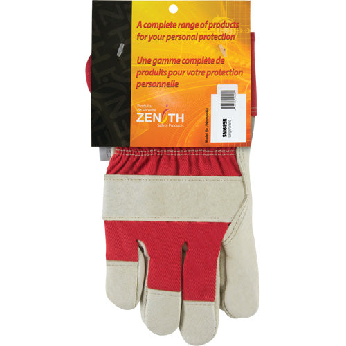 Gants d'ajusteur doublés pour l'hiver à chaleur supérieure avec paume en cuir et doublure ThinsulateMC