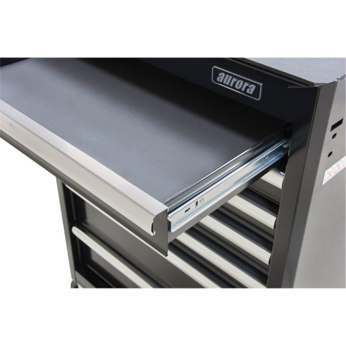 Chariot à outils industriel, 7 tiroirs, 27" la x 18-3/4" p x 39" h, Noir - TER065