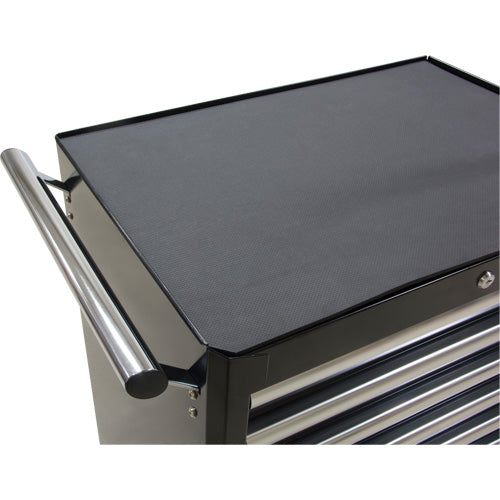 Chariot à outils industriel, 7 tiroirs, 27" la x 18-3/4" p x 39" h, Noir - TER065