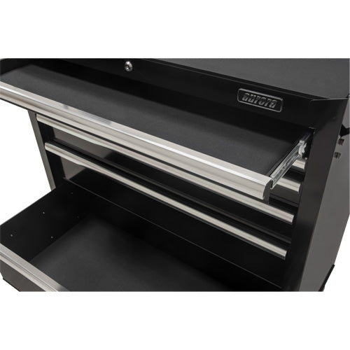 Chariot à outils industriel, 6 tiroirs, 39" la x 20-4/5" p x 25-4/5" h, Noir - TER217