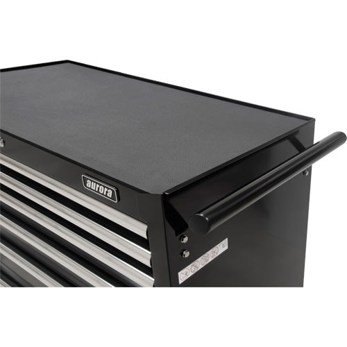 Chariot à outils industriel, 6 tiroirs, 39" la x 20-4/5" p x 25-4/5" h, Noir - TER217