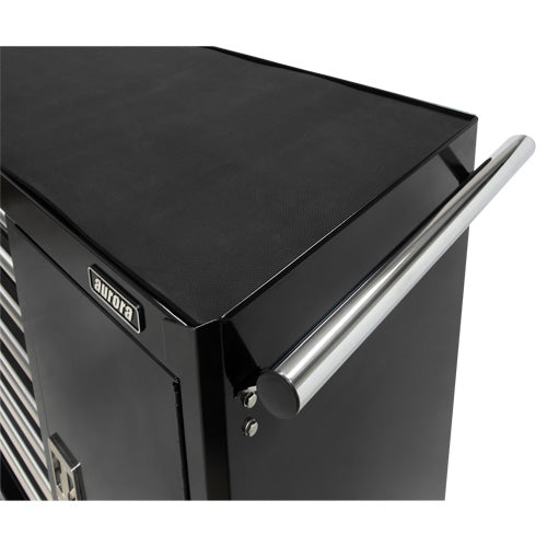 Chariot à outils industriel, 8 tiroirs, 44-3/10" la x 21-1/10" p x 36-7/10" h, Noir - TER218
