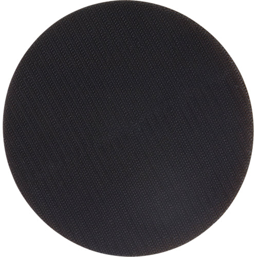 Tampon noir rond en matériau texturé pour ponceuse à mouvement orbital de 5 pouces.