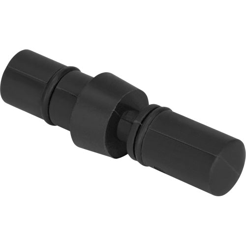 Tube soupape noir cylindrique pour chalumeau de gougeage à l'arc en métal robuste.