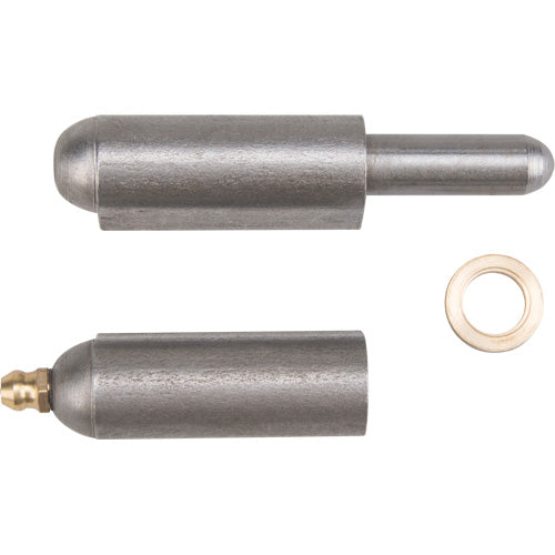 Charnière à souder, 0,63" dia. x 3,937" lo, Acier doux a/goupille fixe en acier - TTV438