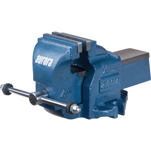 Heavy-Duty Bench Vise, 4" Jaw Width, 2-7/10" Throat Depth - TYL093