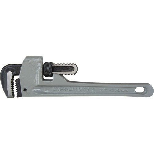 Pipe Wrenches, 1-1/2" Jaw Cap, 10" Length, Ergonomic Grip - UAL053