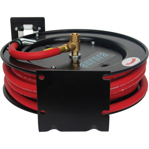 Dévidoir de tuyau, Air/Eau, 3/8" x 35', Tuyau simple, 300 psi - UAV180