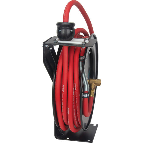 Dévidoir de tuyau, Air/Eau, 3/8" x 35', Tuyau simple, 300 psi - UAV180