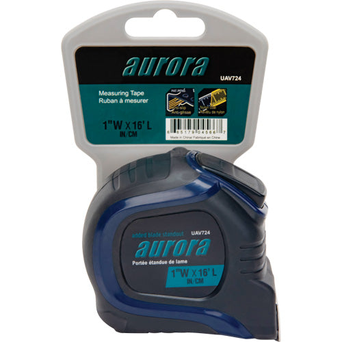 Ruban à mesurer, 1" x 16', Marques de goujon Impérial & métrique - UAV724