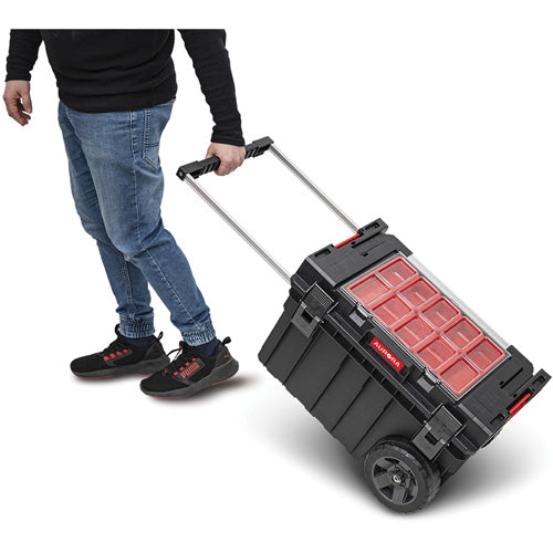 Coffre à outils roulant ArxMC, 23-4/5" x 16" x 15-3/5", Noir - UAX717