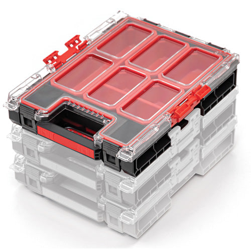 Organisateur moyen avec bacs ArxMC, 10-3/10" x 14-3/10" x 3", Noir - UAX733