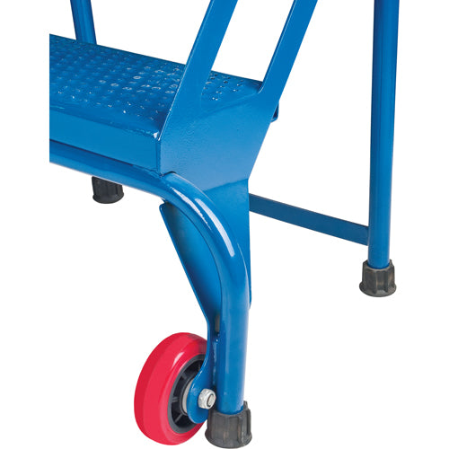 Échelle pliante portative, 2 marches, Perforé, Hauteur 20" - VC436