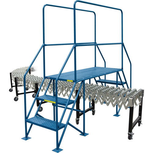 Échelles de liaison, 35-1/2" Portée hors tout, 31-1/2" ha x 22" p, 22" Largeur de la marche - VD709