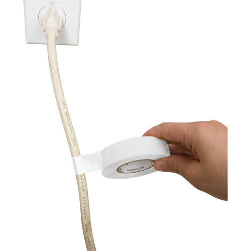 Ruban isolant, 19 mm (3/4") x 18 m (60'), Blanc, 7 mils - XH386